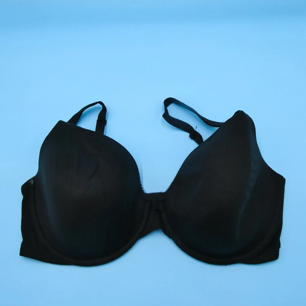 Victorias Secret Bra 36DDD Black Body By Victoria Line Perfect Coverage Lingerie